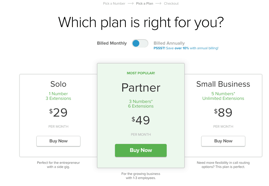 grasshopper monthly pricing