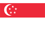 Flag of Singapore.