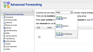 Simultaneous Ringing Settings