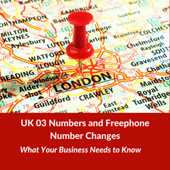 UK 03 Numbers and Freephone Number Changes