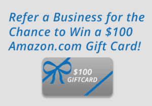 Refer a Business for the Chance to Win an Amazon.com Gift Card